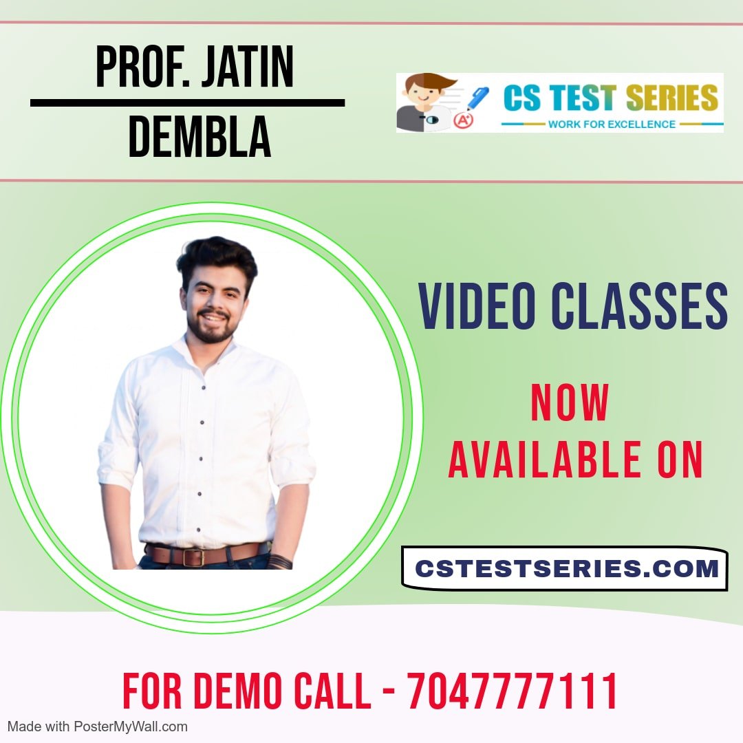 Prof Jatin Dembla